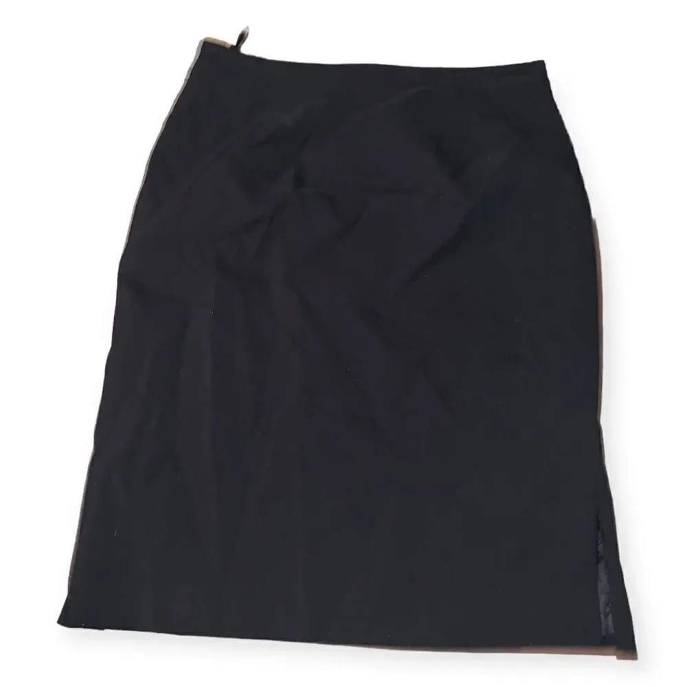 Ultimate concept black pencil skirt